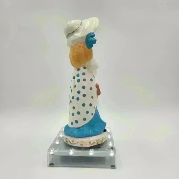 Sweet 10" Vintage Parasol Figurine For The Little Blonde‎ In Your Life! - Picture 6 of 12